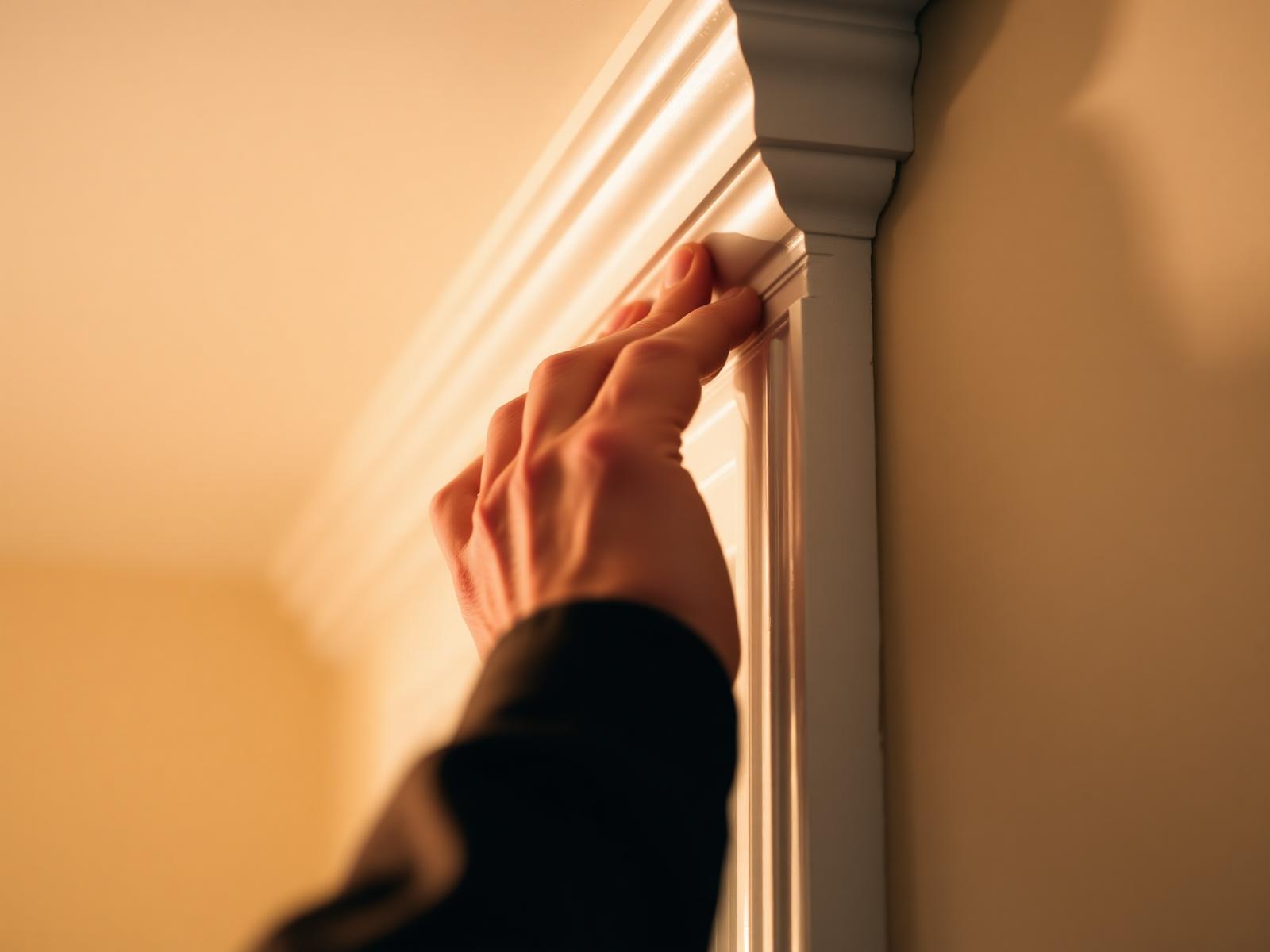 Detailed trim installation